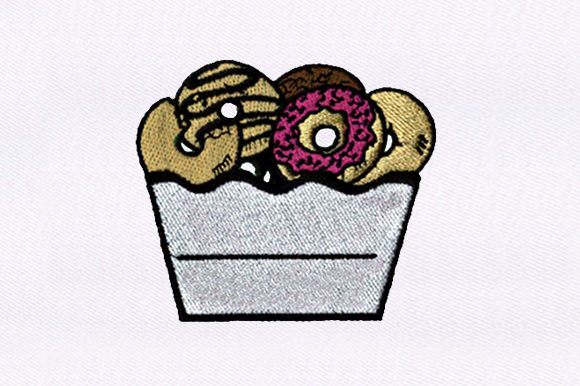 Basketful Doughnuts: A Sweet Embroidery Review