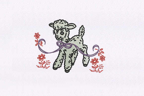 Bow Marys Lamb: A Holiday Embroidery Review