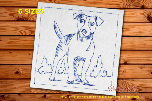 Jack Russell Terrier Redwork Review