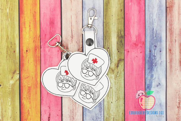 Review: Male Nurse ITH Key Fob Pattern for Gifts