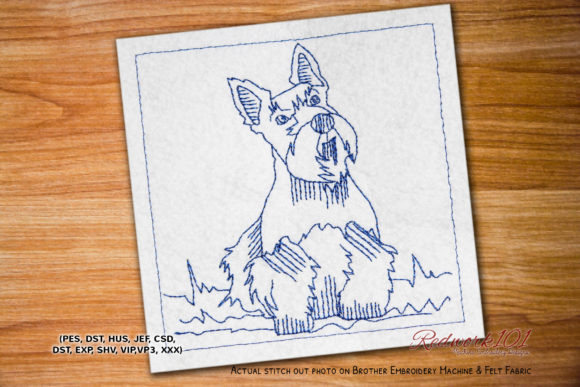 Scottie Dog: A Holiday Embroidery Review